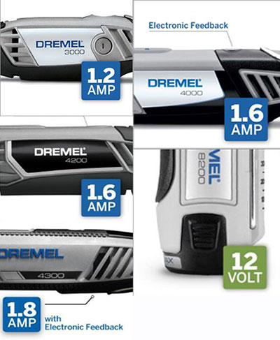 Dremel 3000 vs 4000 vs 8220 - What's main difference?