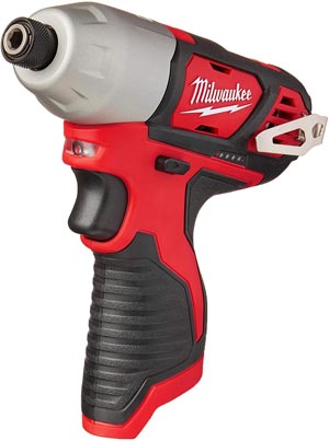 Milwaukee 2462-20 M12 1/4 Inch Hex Shank 12 Volt Lithium-Ion Cordless Impact Driver